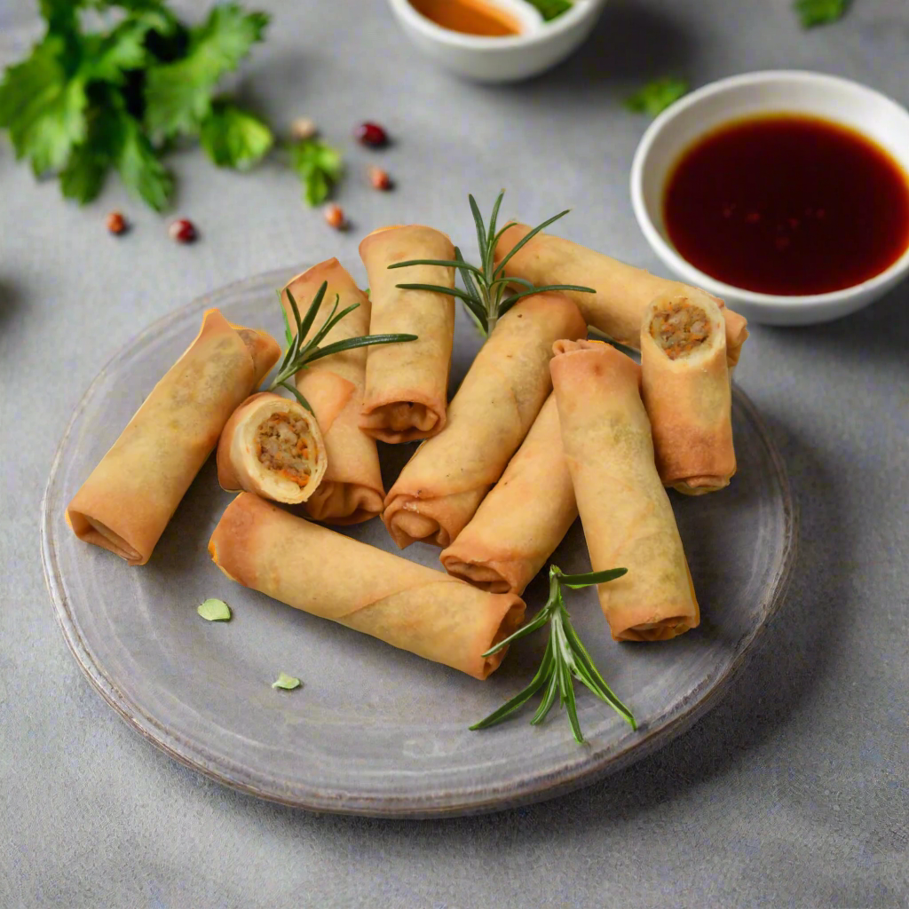 Frozen Beef Springrolls Caterers Pack