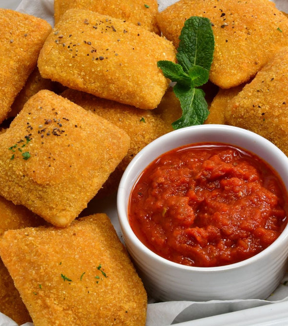 Frozen Pepper Steak and Cheese Rissoles