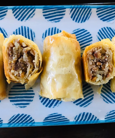 Frozen Greek Baklava and Syrup