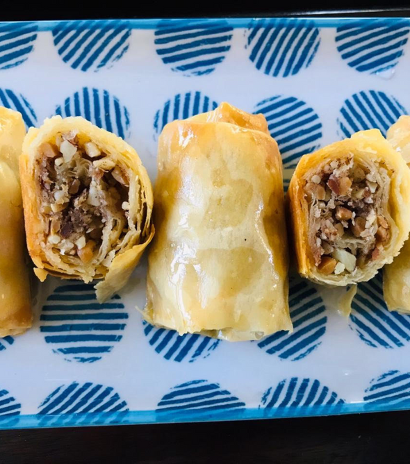 Frozen Greek Baklava and Syrup