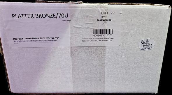 Frozen Bronze Platter (70 Units) (Make it yourself)