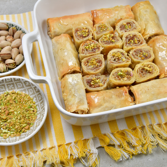 Frozen Greek Baklava and Syrup