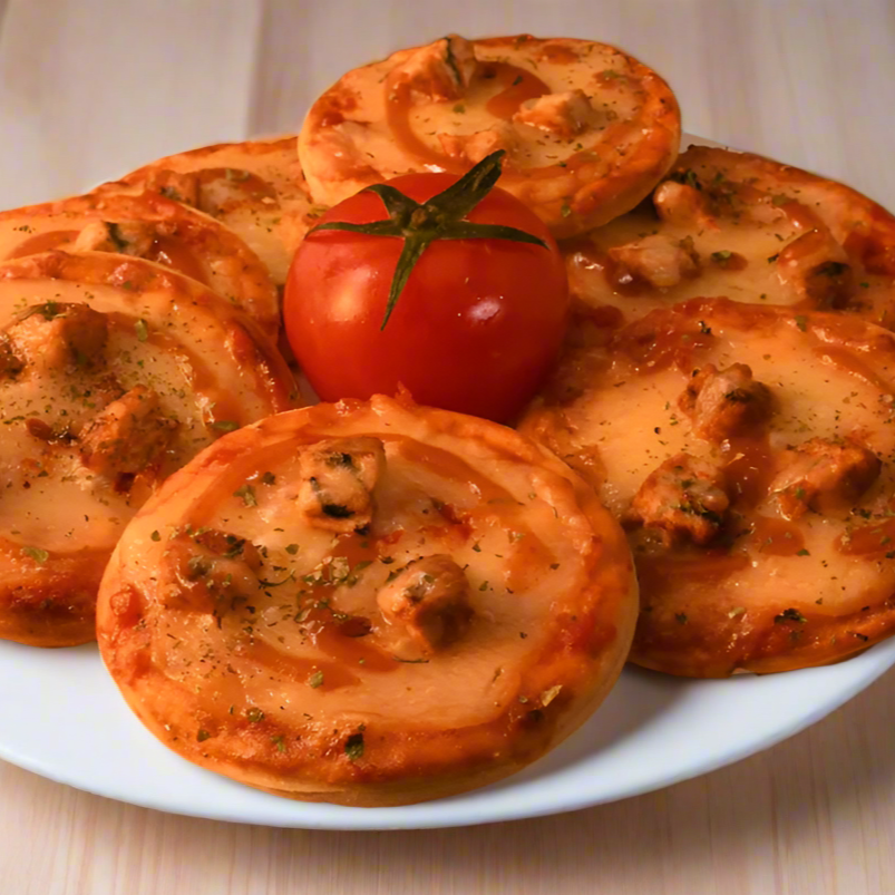 Frozen Mini Barbecue Chicken Pizzas