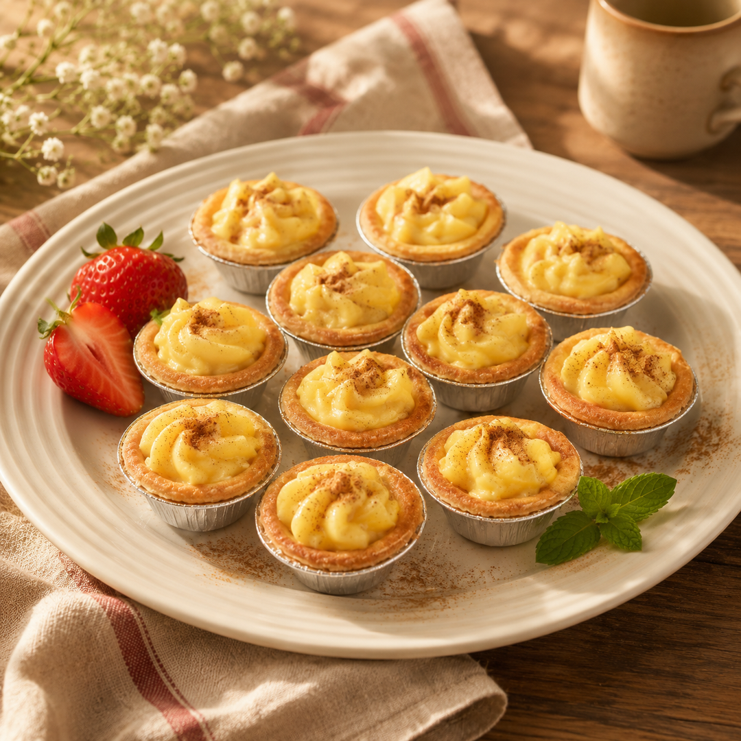 Frozen Greek Milktart Tartlets