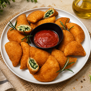 Frozen Spinach and Feta Rissoles