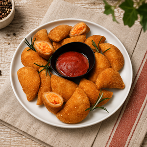 Frozen Peppadew and Cheddar Rissoles