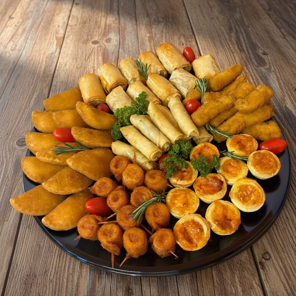 Original Platinum platter serving photograph